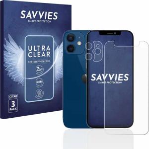 Savvies Displayschutzfolie Schutzfolie für Apple iPhone