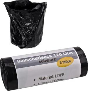 KesTek Müllsack Bauschuttsack 100µm 120 L