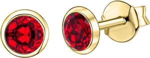 Vivance Paar Ohrstecker 585/- Gelbgold Granat