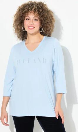 Ulla Popken T-Shirt Shirt Schriftmotiv Classic