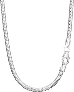 NKlaus Schlangenkette Echte 925er Sterlingsilber Schlangenkette