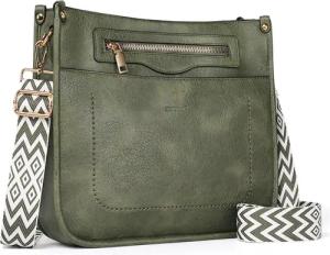 Defe Umhängetasche Damen Handtasche mittelgroß Crossbody