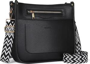 Defe Umhängetasche Damen Handtasche mittelgroß Crossbody