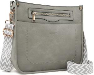 Defe Umhängetasche Damen Handtasche mittelgroß Crossbody