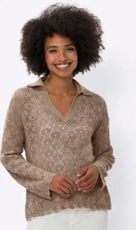 heine Strickpullover Ajourpullover