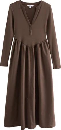 Next Midikleid Midikleid aus Jersey-Mischgewebe –