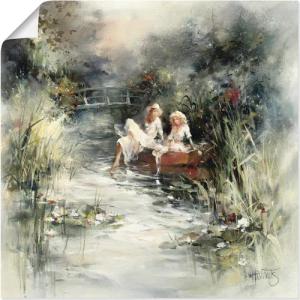 Artland Wandbild Frühlingsschein, Frau (1 St),