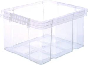 BigDean Stapelbox Kunststoffbox Eurobox stapelbar 44x35x24cm
