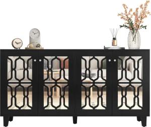 BlingBin Kommode verspiegelte Anrichte Sideboard Kommode
