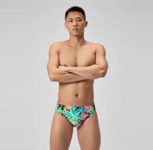Herren Club Training Badehose mit Print Grün