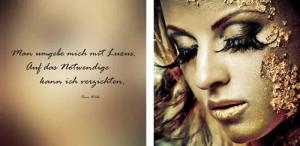 queence Leinwandbild "Reichtum", Foto-Menschen-Kunst-Modern-Spa-Spa Bilder-Sprüche-Sprüche & Texte-Schriftzug-Schriftzüge-Kind, (Set), Premium-Leinwandstoff, Handarbeit aus Deutschland, Zitat, 2er Set