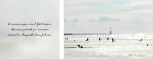 queence Leinwandbild "Zeitreisen", Menschen-Meer-Meer Bilder-Kunst-Modern-Spa-Spa Bilder-Sprüche-Sprüche & Texte-Schriftzug-Schriftzüge, (Set), Premium-Leinwandstoff, Handarbeit aus Deutschland, Zitat, 2er Set