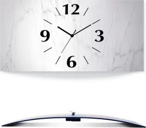 Artland Wanduhr "Weiße Marmor Textur", analog, 60 cm