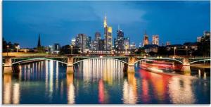 Artland Glasbild "Frankfurt am Main zur Nacht", Deutschland, (1 St.), in verschiedenen Größen