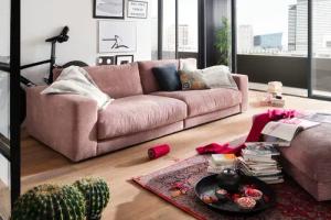 Places of Style Big-Sofa "Enisa, legere Polsterung B/T/H: 290/127/85 cm", Zeitloses und stylisches Loungemöbel, in Fein- und Breitcord