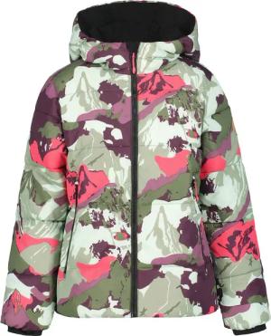 Icepeak Steppjacke "KARNAK JR - für Kinder", mit Kapuze, mit dezenten Logoschriftzügen am Rumpfabschluss und Verschluss