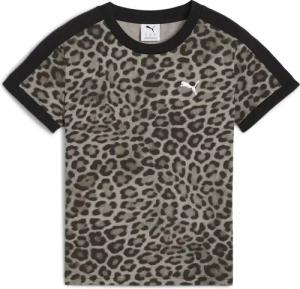 PUMA T-Shirt "T7 Leo Luxe Slim T-Shirt Damen"