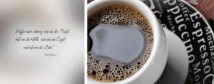 queence Leinwandbild "schwarzer Kaffee", Getränke-Kaffee-Bar & Lounges-Kaffee Bilder-Kunst-Modern-Spa-Spa Bilder-Sprüche-Sprüche & Texte-Schriftzug-Schriftzüge, (Set), Premium-Leinwandstoff, Handarbeit aus Deutschland, Zitat, 2er Set