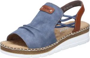 Rieker Keilsandalette "Rieker Sandalen Textil"