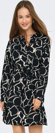 ONLY Druckkleid "ONLCORY L/S V-NECK TUNIC", Sommerkleid