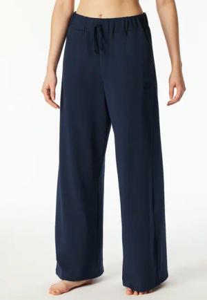 Schiesser Loungehose "SCHIESSER 150 YEARS", seitliche Taschen, weites Bein, Baumwolle, Bindekordel