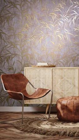 Marburg Vliestapete "Fern", glänzend, moderne Tapete für Wohnzimmer Schlafzimmer Küche