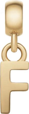 Daniel Wellington DW Charm Letter F Gold