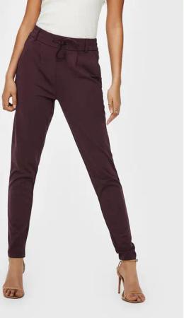 ONLY Stoffhose Poptrash 15115847 Dunkelrot Regular Fit