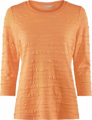 Rundhals-Shirt Strukturmuster