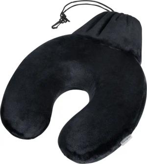 Samsonite Comfort Travelling Memory Foam Pillow + Pouch - Nackenkissen (schwarz)