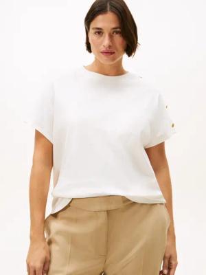 Tommy Hilfiger Curve Kurzarmshirt CRV GOLD