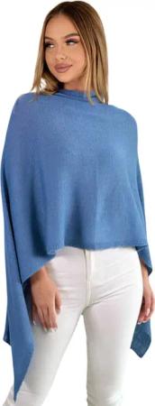 Mississhop Strickponcho Damen Poncho Cape Überwurf