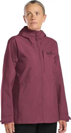 Jack Wolfskin Tempest 2L Jacket Women Regenjacke Damen M red raisin
