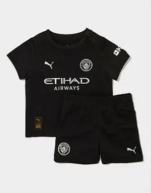 PUMA Manchester City FC 2025/26 Away Kit Infant, Black