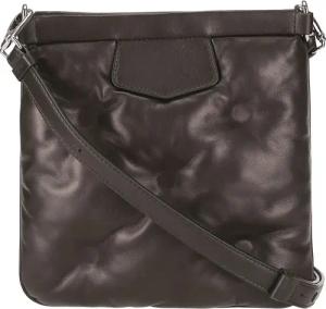 Maison Margiela Hobo Bags - Quilted Black Shoulder Bag With Adjustable Strap - Gr. unisize - in Schwarz - für Damen