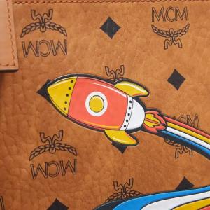 MCM Pochettes - Visetos Flat Pouch Medium - Gr. unisize - in Cognacbraun - für Damen