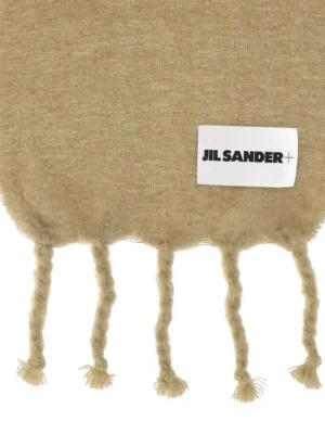 Jil Sander Tücher & Schals - Mohair And Wool Scarf – Beige - Gr. unisize - in Beige - für Damen