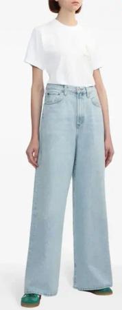 Agolde - Nolan High-Rise Wide-Leg Jeans - Größe 27 - blau