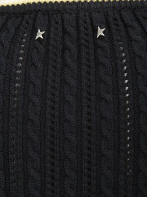 Golden Goose - Long-Sleeved Cable Sweater - Größe XL - blau