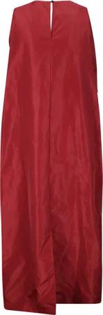 Maria Calderara - Midi Pleated Taffeta Dress - Größe 1 - rot