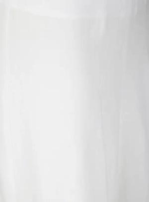 STEFANO MORTARI - Palazzo Linen Pants - Größe 44 - weiß
