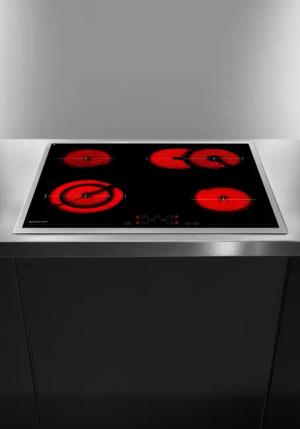 Sharp Induktions-Kochfeld KH-6V09FTMI-DE, e Power-Boost-Funktion mit