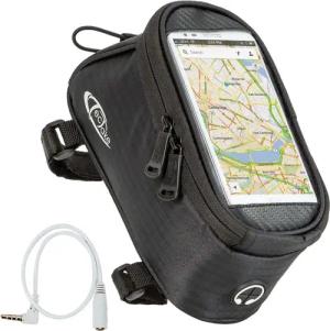 tectake Fahrradtasche Satteltasche mit Rahmen-Befestigung für
