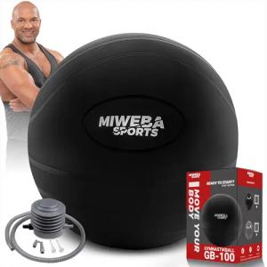 Miweba Sports Gymnastikball Sitzball GB100 inkl.