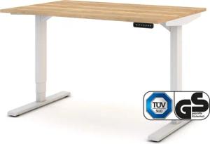 ASSMANN Büromöbel Schreibtisch Y-LINE (120x80cm Silber