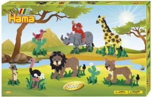 Hama Bügelperlen Hama Geschenkpackung Safari Midi-Bügelperlen