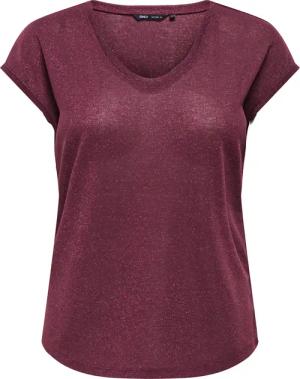 ONLY Kurzarmshirt ONLSILVERY S/S V NECK