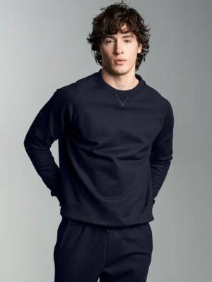 Trigema Sweatshirt TRIGEMA Sweatshirt mit angerauter