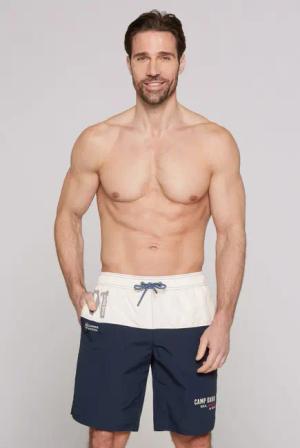 CAMP DAVID Badeshorts mit Logo Print