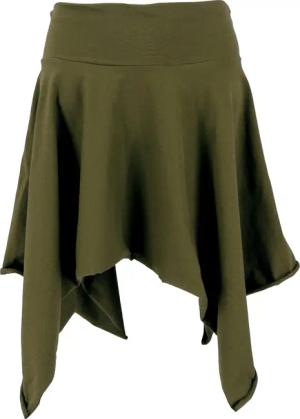 Guru-Shop Minirock Pixi Zipfelrock, Elfenrock/Top -